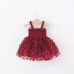 Little girl red frock