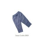 Boys Linen Trouser  Royal Blue Plain Design - 6-9month