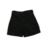 Boys Linen Short  Black with Plain Design