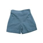 Boys Linen Short  Dusty Blue shade with Plain Design