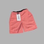 Boys Linen Short – Pale Violet Red Plain Design