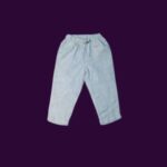 Boys Linen Trouser – Corn Flower Blue Plain Design