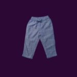 Boys Linen Trouser – Royal Blue Plain Design