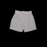 Boys Linen Short – Light Beige Plain Design