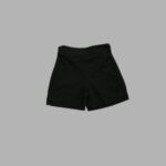 Boys Linen Short – Black with Plain Design