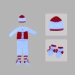 Girls Crochet Kit – Snowy White with Red Pattern Design